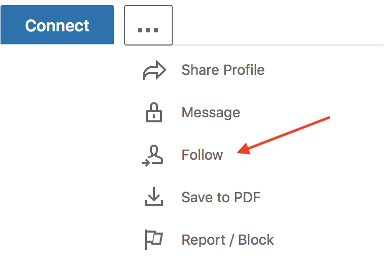 Please select 'follow'
